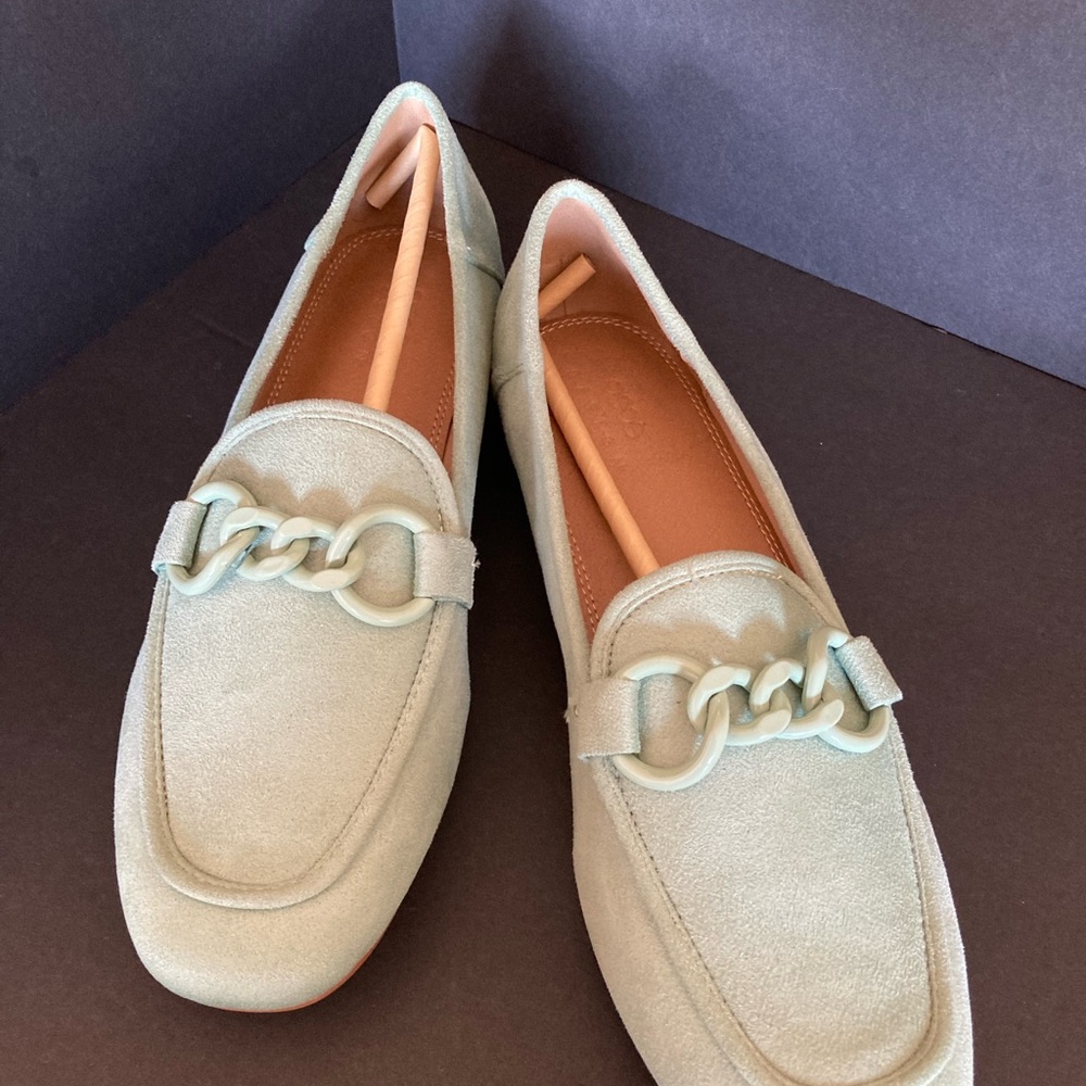 New ASOS design Celadon Chain Loafers